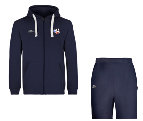 Veste marine + Bermuda RELAX marine avec logo